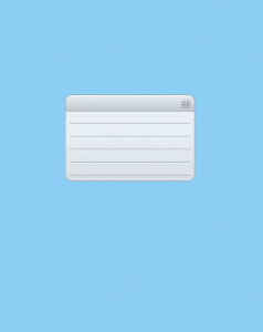 Тетрадь А5 48л клетка Голубая