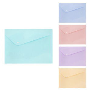 Папка с кнопкой A4 180мкм ассорти Expert Complete Trend Pastel
