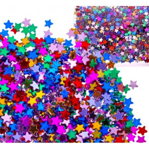 Декоративные конфетти 3мм мини для декора Звездочки 