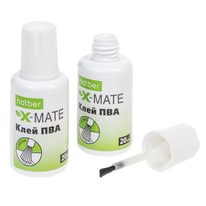Клей ПВА с кисточкой X-Mate 20ml