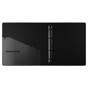 Папка на 4 кольцах А5 Berlingo Instinct 35мм с внутр карманом аквамарин