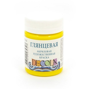 Акрил глянец желтый светлый Декола 50мл
