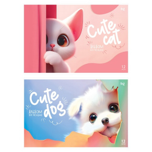 Альбом для рисования 12л А4 Прятки BG на скрепке