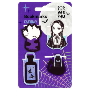 Закладки магнитные для книг MESHU Catsday 4шт