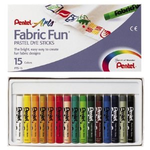 Пастель для ткани Pentel FabricFun Pastels 15 шт