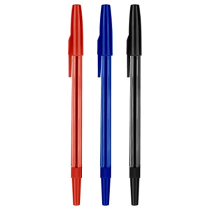 Акция Набор шариковых ручек 0,7мм СТАММ 3шт 3цв 