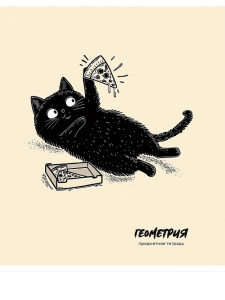 Тетрадь тематическая 48л Геометрия BAD CAT