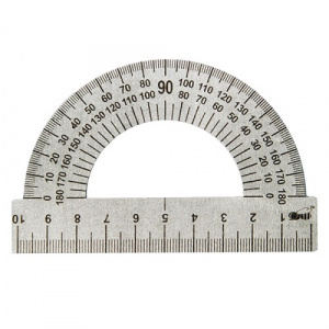 Транспортир стальной 10см