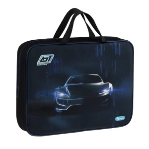 Папка для трудов текстильная А4 Först Extra Power 350х265х80мм 1 отделение