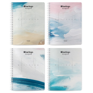 Тетрадь 96л A5 клетка Berlingo Color Storm 80г/м2 ассорти