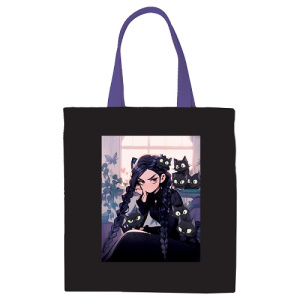 Сумка-шоппер MESHU Wicked 33х40см канвас с карманом