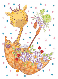 Набор мозаика стразами № 23 Праздничный торт