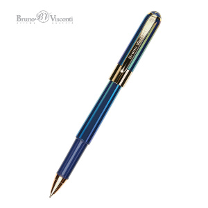 Ручка шариковая 0,5 мм синие чернила BrunoVisconti MONACO PEARL корпус темно-синий