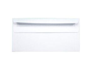Конверт ЕВРО белый с отрывной полосой
