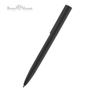 Ручка шариковая 1мм синие чернила Torino BrunoVisconti черный корпус