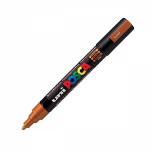 Маркер POSCA PC-5M, бронзовый 1.8-2.5мм