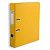 Папка-регистратор PVC 70мм желтая