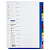 Разделитель листов А4 OfficeSpace 12л Январь-Декабрь цветной пластиковый