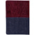 Обложка для паспорта OfficeSpace Duo кожа бордо+синий