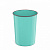 Корзина для бумаг литая ErichKrause Pastel Mint 13.5л мятная