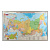 Коврик для письма 38x58см Карта РФ политическая