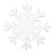 Заготовка из пенопласта d 15см Снежинка № 02 Снежный узор Love2art