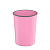 Корзина для бумаг литая ErichKrause Pastel 13.5л розовая