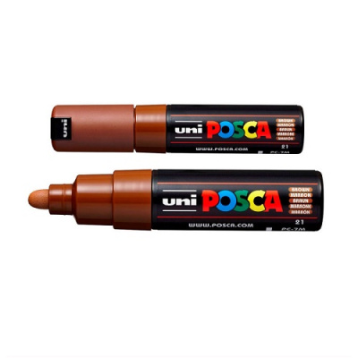 marker-posca-pc-7m-korichnevyj-45-55-mm-pulevidnyj-nakonechnik