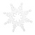 Заготовка из пенопласта d 15см Снежинка № 013 Зимнее шоу Love2art