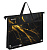 Папка А3 пластик для рисунков и чертежей с ручками BRAUBERG Black&gold marble