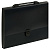 Папка-портфель 13 отделений OfficeSpace А4 700мкм на замке пластик черный