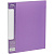 Папка на 2 кольцах А4 25мм СТАММ Кристалл пластик фиолетовая