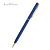 Ручка шариковая 0,7 мм синие чернила Palermo BrunoVisconti корпус темно-синий с золотой фурнитурой
