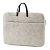 Сумка для ноутбука 15,6" Först Suede Style полиуретан серый мягкий подклад 2 отделения